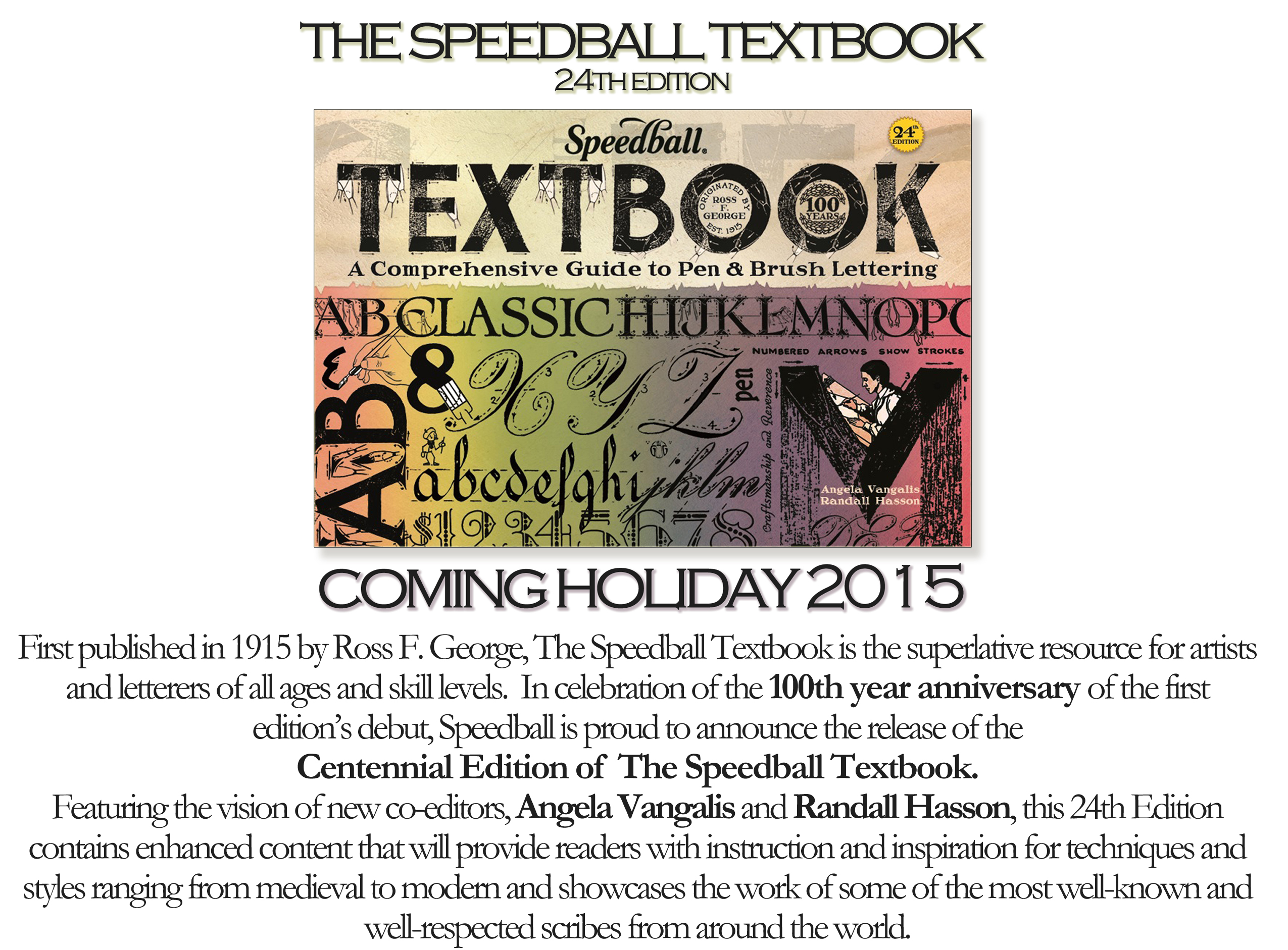 Speedball Textbook 24th Edition Calligraphers